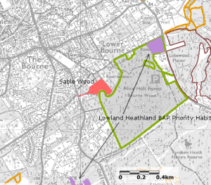 MAGIC - designated heathland areas