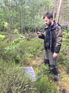 Jamel Genioui of Surrey Amphibian and Reptile Group